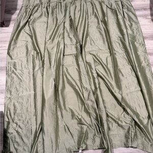Elegant Sage Green Lined Taffeta Drapes BRAND NEW NEVER USED